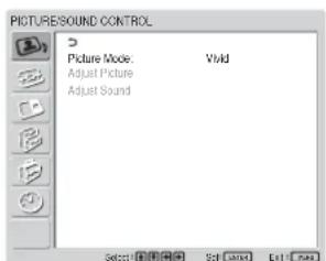 SONY FWD-32LX1R - Press MENU. - 1