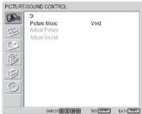 SONY FWD-32LX1R - 按 MENU 键。 - 1