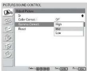 SONY FWD-32LX1R - Gamma Correct. - 1