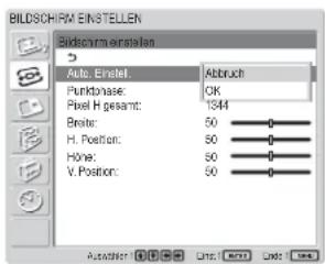 SONY FWD-32LX1R - Automatisches Einstellen - 1