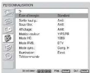 SONY FWD-32LX1R - Appuyez sur MENU. - 2
