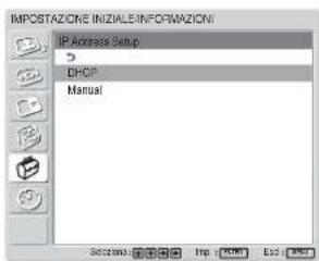 SONY FWD-32LX1R - Come ottenere automaticamente un indirizzo IP (DHCP) - 3