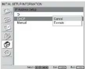 SONY FWD-32LX1R - Obtaining an IP address automatically (DHCP) - 4