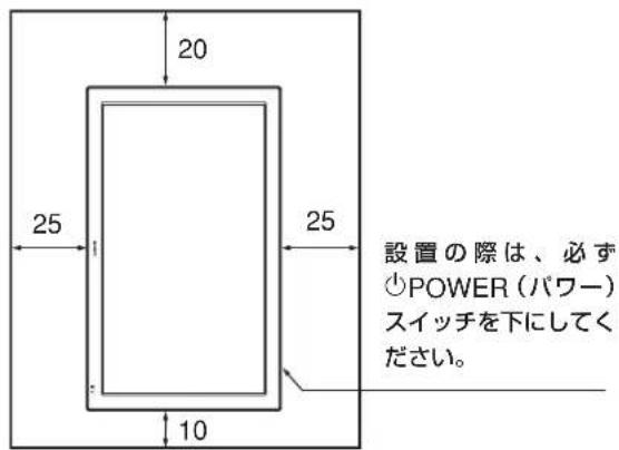 SONY FWD-32LX1R - 垂直方向で使用する場合 - 1