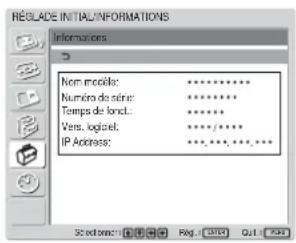 SONY FWD-32LX1R - Informations - 1