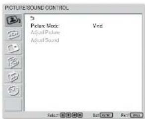 SONY FWD-32LX1R - Press MENU. - 1
