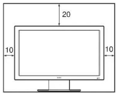 SONY FWD-32LX1R - スタンド（別売り）を使用する場合 - 1