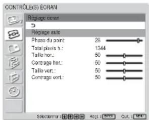 SONY FWD-32LX1R - Réglage écran - 1