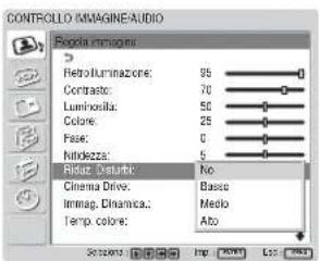 SONY FWD-32LX1R - Riduz. Disturbi (Noise Reduction, riduzione del disturbo) - 1