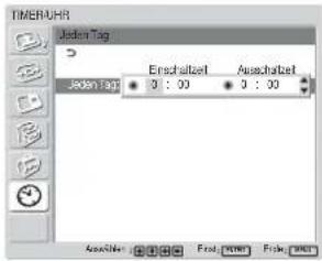 SONY FWD-32LX1R - Timer-Funktion zum Ein-/Ausschalten - 3