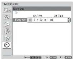 SONY FWD-32LX1R - On/Off Timer Function - 2