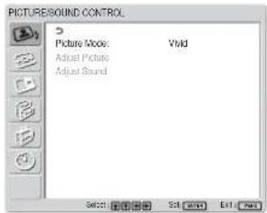 SONY FWD-32LX1R - 按 MENU 键。 - 1