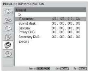 SONY FWD-32LX1R - 手动设定 IP 地址 (Manual) - 4