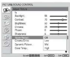SONY FWD-32LX1R - Noise Reduct. - 1