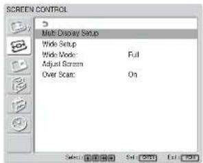 SONY FWD-32LX1R - Setting up the Multi Display - 2