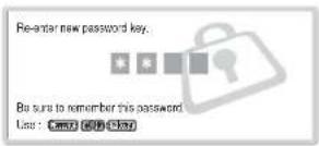 SONY FWD-32LX1R - To activate the Security Lock - 3