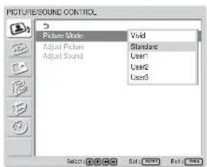 SONY FWD-32LX1R - Selecting Image Quality - 3
