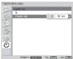 SONY FWD-32LX1R - Regolazione dell'ora e del giorno - 1
