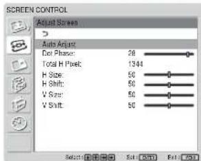 SONY FWD-32LX1R - Adjust screen - 1