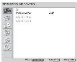 SONY FWD-32LX1R - Press MENU. - 1