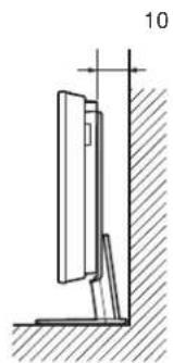 SONY FWD-32LX1R - Bei Verwendung des Ständers (nicht mitgeliefert) - 2