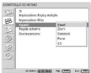 SONY FWD-32LX1R - Impostazione del Aspetto - 1