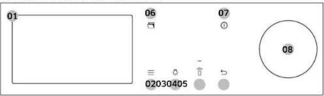 SAMSUNG NV7B7970CDN - Tableau de commande - 1
