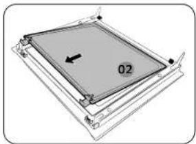SAMSUNG NV7B7970CDN - Vitre de la porte - 3