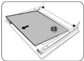 SAMSUNG NV7B7970CDN - Vitre de la porte - 4