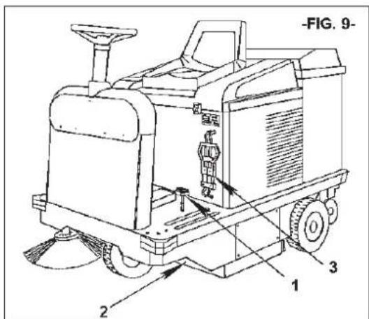 Lavor SWL R990 - PEDALE SOULEVE-FLAP: - 1