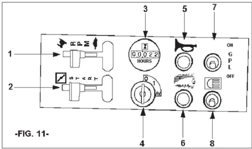 Lavor SWL R990 - CENTRE BRUSH ENGAGEMENT LEVER: For all models. - 3