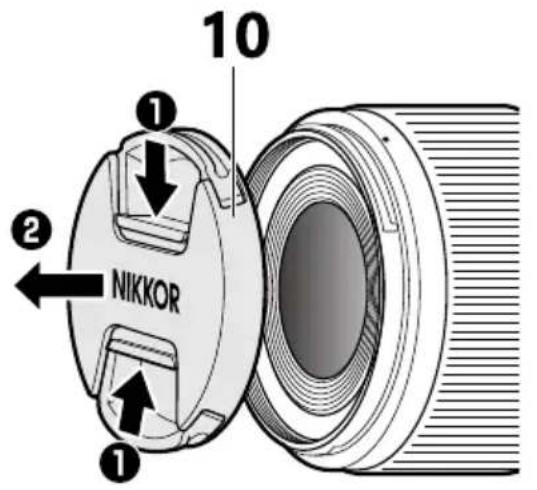 NIKON NIKKOR Z 50mm f/1.4 - Repere d'alignment du parasoleil - 1