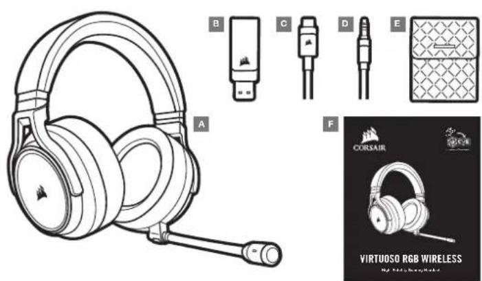 CORSAIR Virtuoso RGB Wireless SE - POUR DES PERFORMANCES SANS FIL OPTIMALES - 1