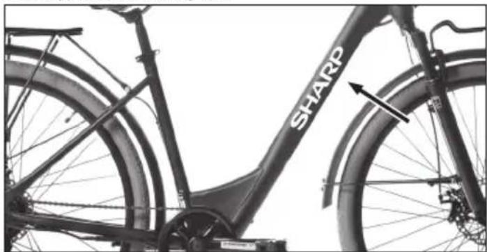 SHARP BK-DM02EB - Riteņa rāmja numurs - 1