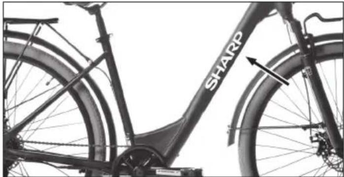 SHARP BK-DM02EB - Fahrradrahmennummer - 1