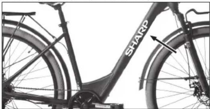 SHARP BK-DM02EB - Cykelstelnummer - 1
