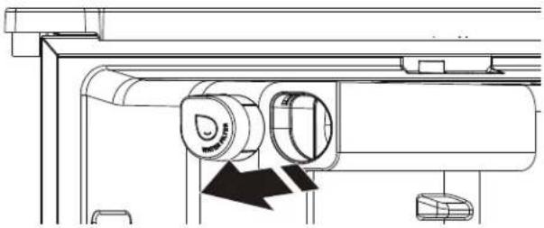 WHIRLPOOL WRFF3136SW - Instalación del filtro de agua - 1