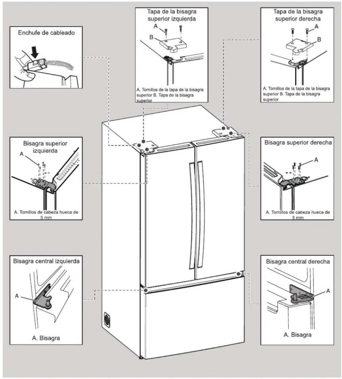 WHIRLPOOL WRFF3136SW - ADVERTENCIA - 1