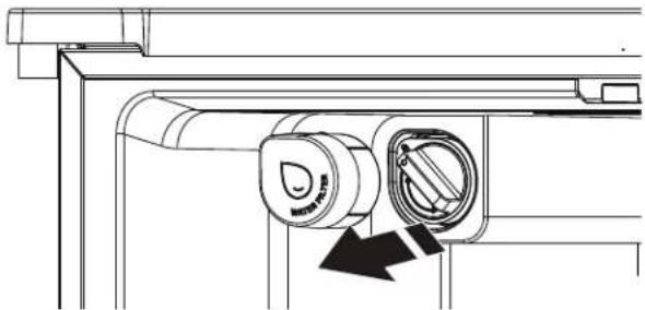 WHIRLPOOL WRFF3136SW - Sustituir e instalar el filtro de agua - 1