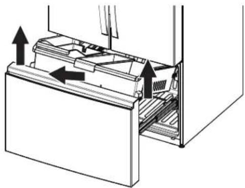 WHIRLPOOL WRFF3136SW - Remove The Freezer Top Drawer - 4