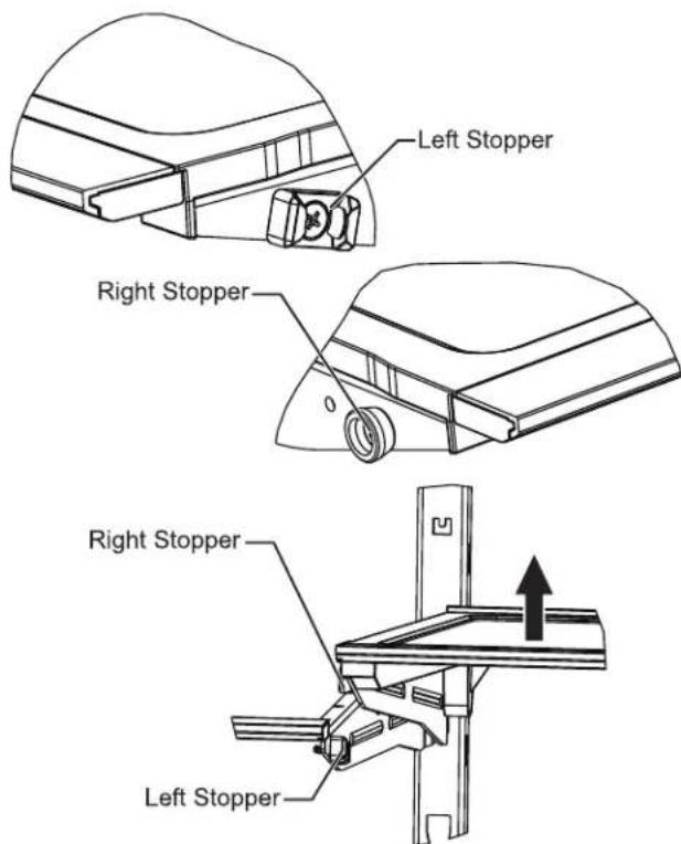 WHIRLPOOL WRFF3736SW - To remove and replace a half shelf with shelf frame: - 1