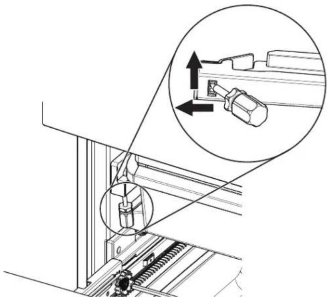 WHIRLPOOL WRFF3736SW - Remove The Freezer Top Printer - 2
