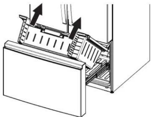 WHIRLPOOL WRFF3736SW - Remove And Replace The Freezer Door Or Remove The Freezer Printer - 2