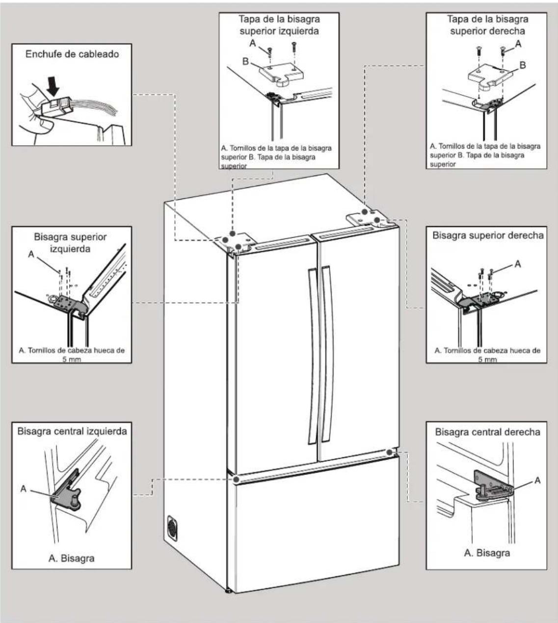 WHIRLPOOL WRFF3736SW - AADVERTENCIA - 1
