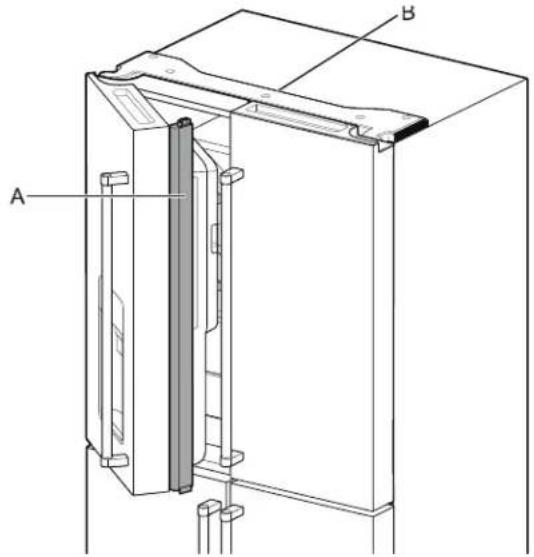 WHIRLPOOL WRFF3736SW - Abrir y cerrar las puertas - 1