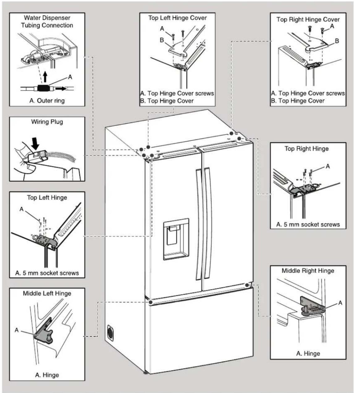 WHIRLPOOL WRFF3536SW - A WARNING - 1