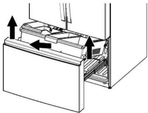 WHIRLPOOL WRFF3536SW - Remove The Freezer Top Drawer - 4