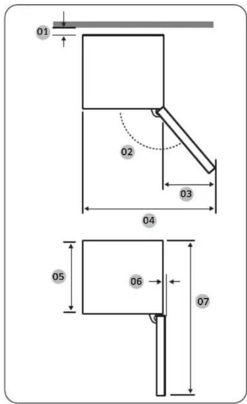 SAMSUNG BRB70F26DEF0 - Διαστάσειςπροϊόντος - 2