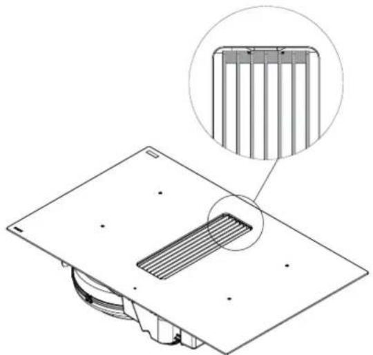 NOVY Easy 1871 - Replace inlet grille - 1