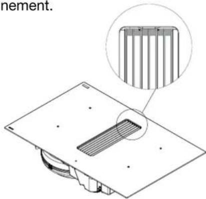 NOVY Easy 1871 - Remise en place de la grille d'entrée - 1